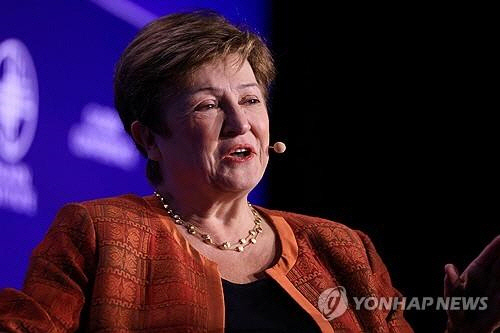 크리스탈리나 게오르기에바 국제통화기금(IMF) 총재[로이터 연합뉴스 자료사진]